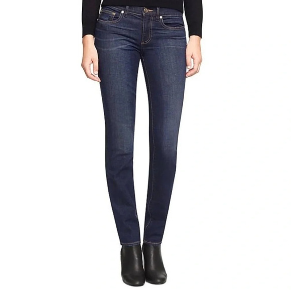 Tory Burch Dark Wash Low Rise Super Skinny Jeans 26 Women’s - Picture 1 of 15